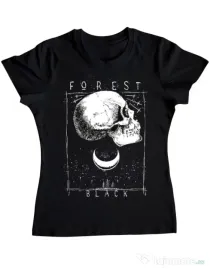 Tricou ADLER dama Forest Black Negru