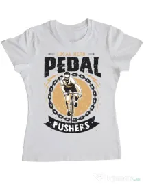 Tricou ADLER dama Pedal pushers Alb