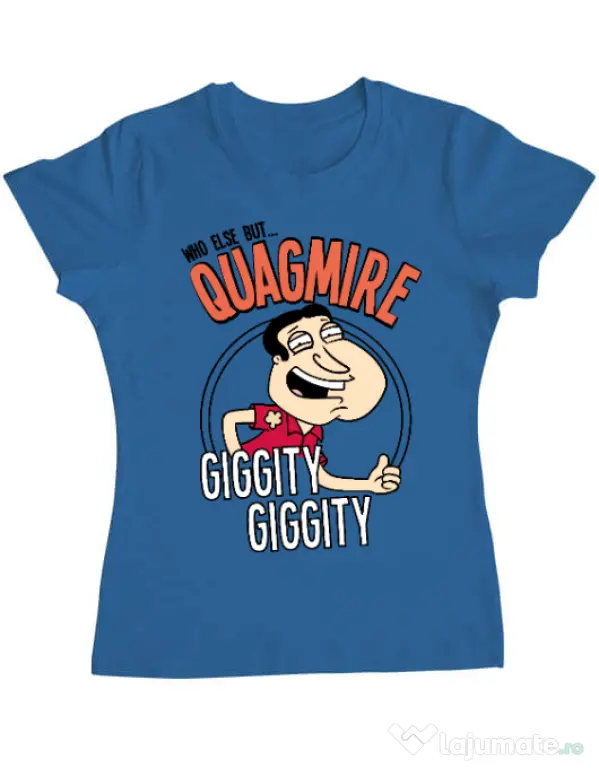 Tricou ADLER dama Who else Albastru azuriu