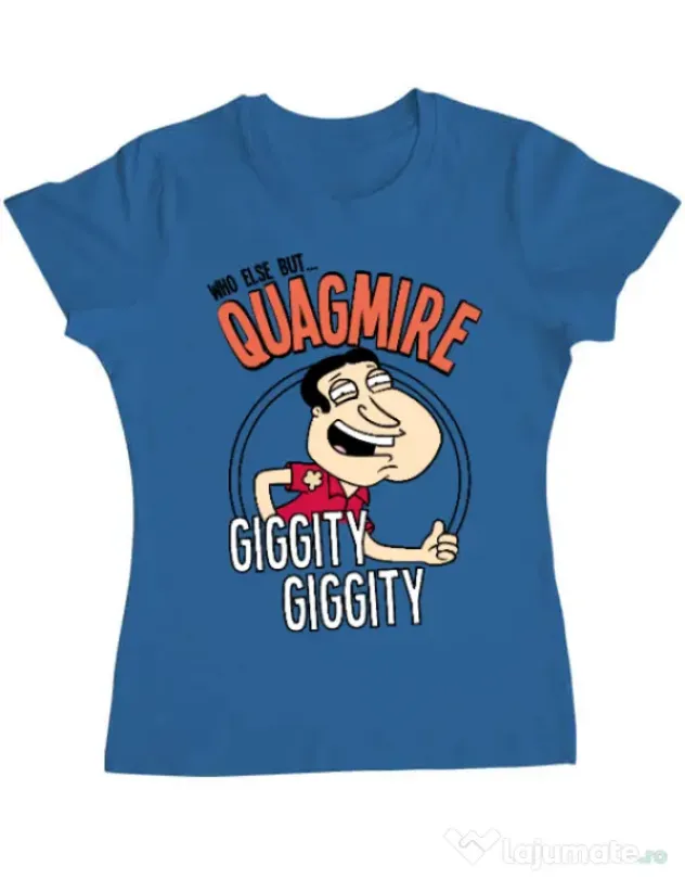 Tricou ADLER dama Who else Albastru azuriu