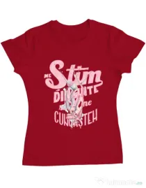 Tricou ADLER dama Ne stim I Rosu