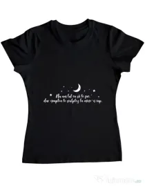 Tricou ADLER dama Nu am lut Negru