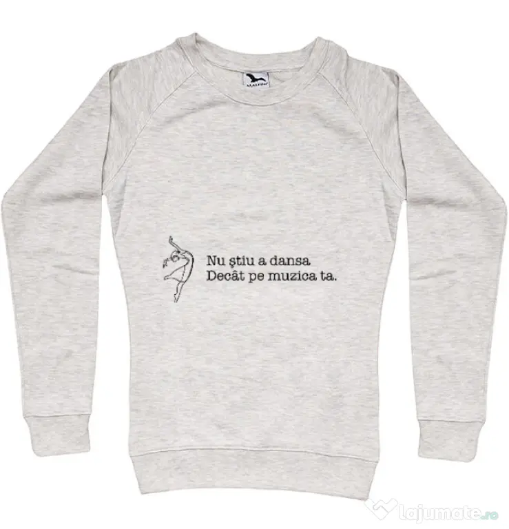 Bluza ADLER dama Nu stiu a dansa Migdala melanj