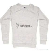 Bluza ADLER dama Nu stiu a dansa Migdala melanj