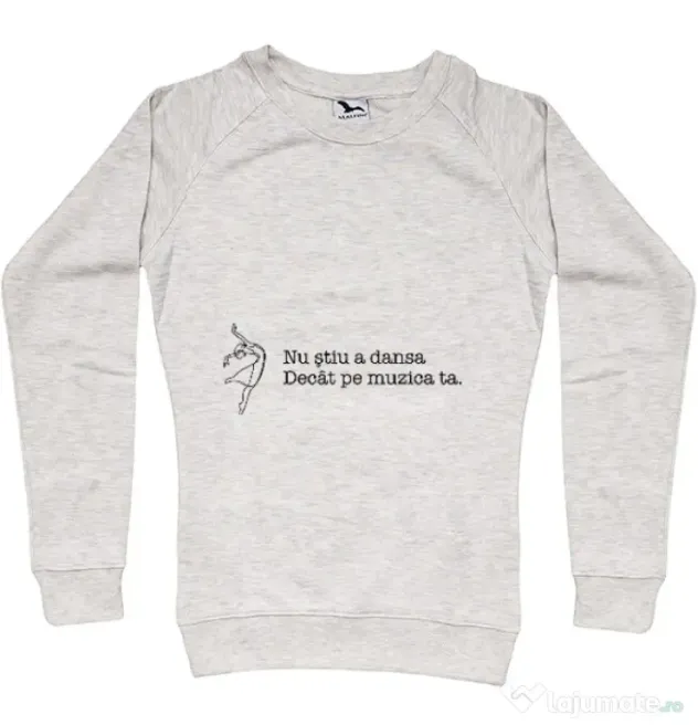 Bluza ADLER dama Nu stiu a dansa Migdala melanj