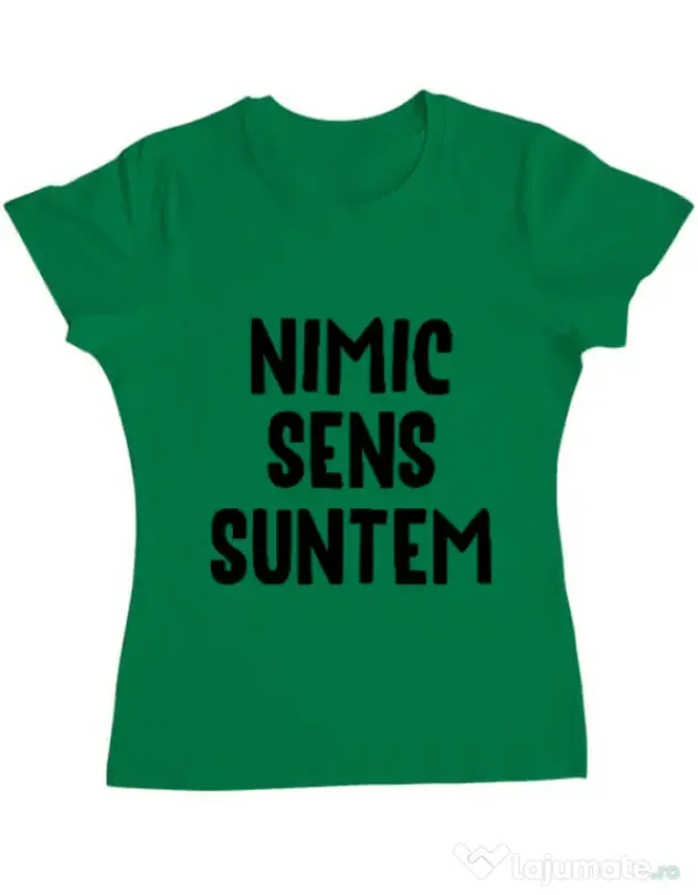 Tricou ADLER dama Nu are sens 1 Verde mediu