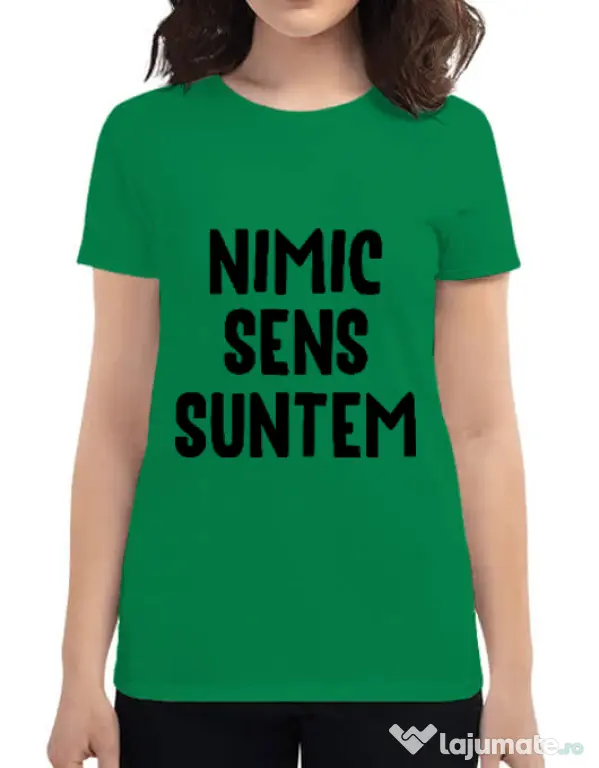 Tricou ADLER dama Nu are sens 1 Verde mediu