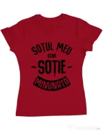 Tricou ADLER dama O sotie minunata Rosu