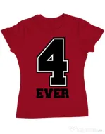 Tricou ADLER dama Forever Rosu