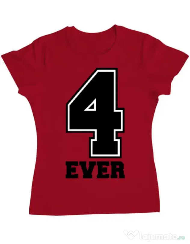Tricou ADLER dama Forever Rosu