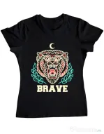 Tricou ADLER dama Brave Negru