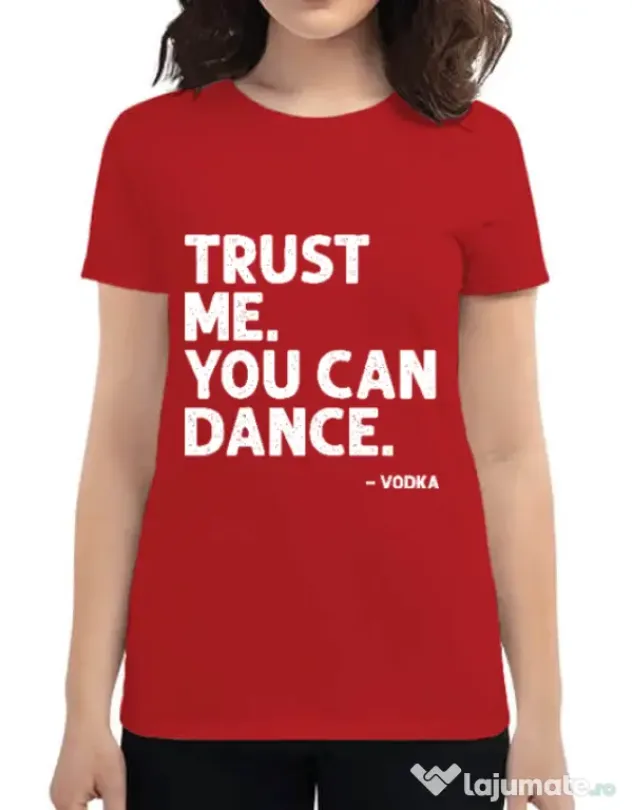Tricou ADLER dama You can dance Rosu