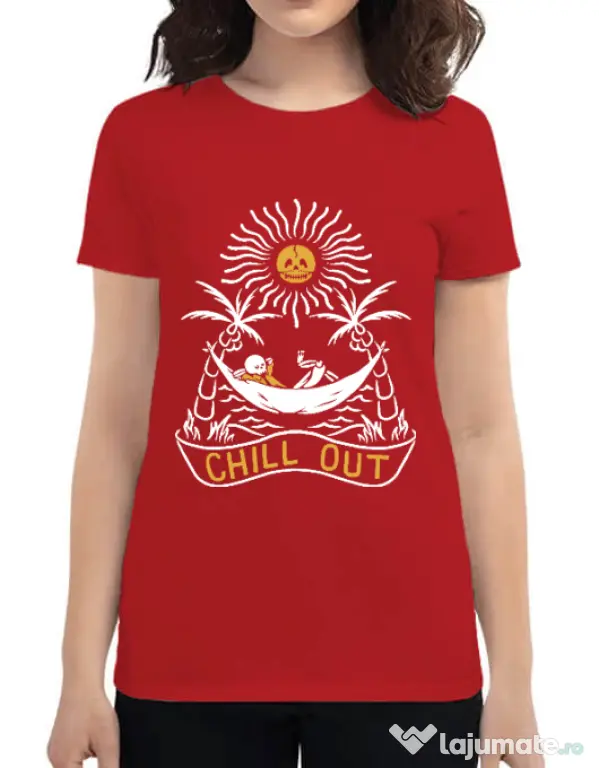 Tricou ADLER dama Chill out Rosu