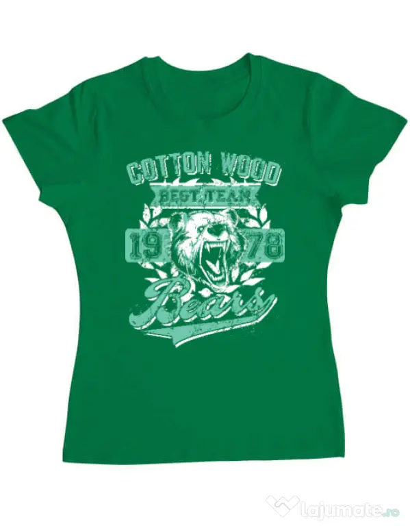 Tricou ADLER dama Cotton wood Verde mediu