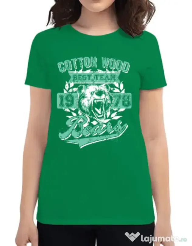 Tricou ADLER dama Cotton wood Verde mediu