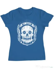 Tricou ADLER dama El gringo Albastru azuriu