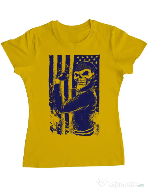 Tricou ADLER dama Motorist Galben