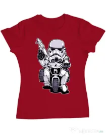 Tricou ADLER dama Little tooper Rosu