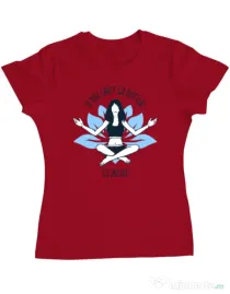 Tricou ADLER dama Go inside Rosu