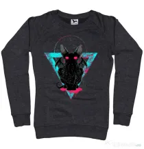 Bluza ADLER dama Cathulhu Negru melanj