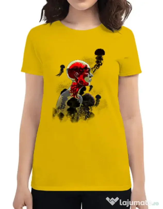 Tricou ADLER dama Control Galben