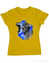 Tricou ADLER dama Electro tiger Galben