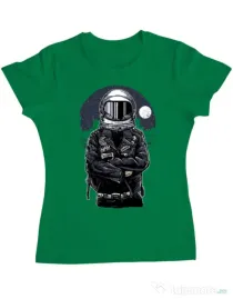 Tricou ADLER dama Astronaut rebel Verde mediu