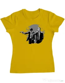 Tricou ADLER dama Pulp killer Galben