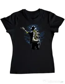 Tricou ADLER dama Zombie pop Negru