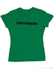 Tricou ADLER dama Prison break Verde mediu