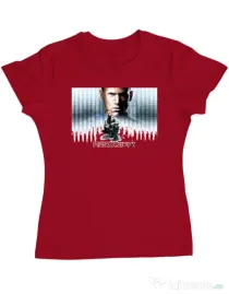 Tricou ADLER dama Trapped Rosu