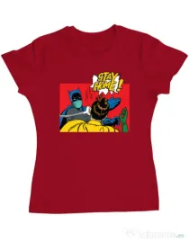 Tricou ADLER dama Stay home Robin Rosu