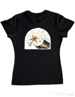 Tricou ADLER dama Beauty wave Negru