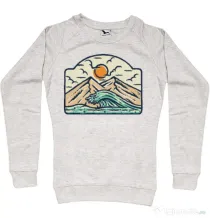 Bluza ADLER dama Mountain and wave Migdala melanj