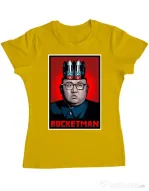 Tricou ADLER dama Rocketman Galben