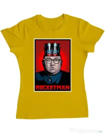 Tricou ADLER dama Rocketman Galben