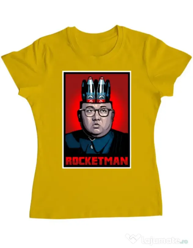 Tricou ADLER dama Rocketman Galben