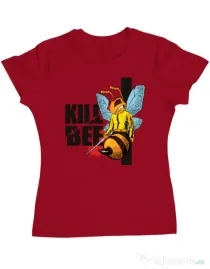Tricou ADLER dama Kill bee Rosu