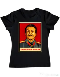 Tricou ADLER dama Sylvester Stalin Negru