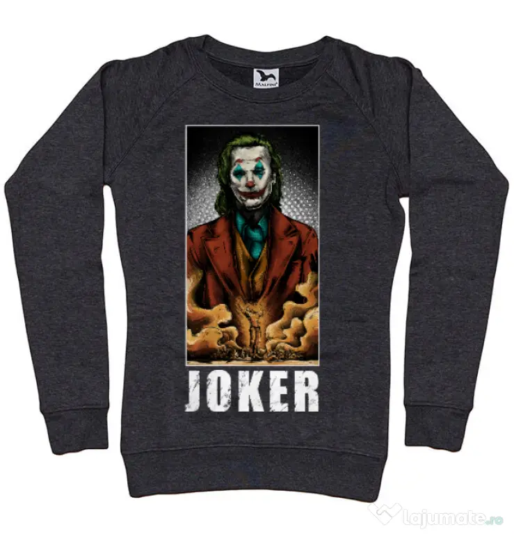 Bluza ADLER dama Joker flames Negru melanj