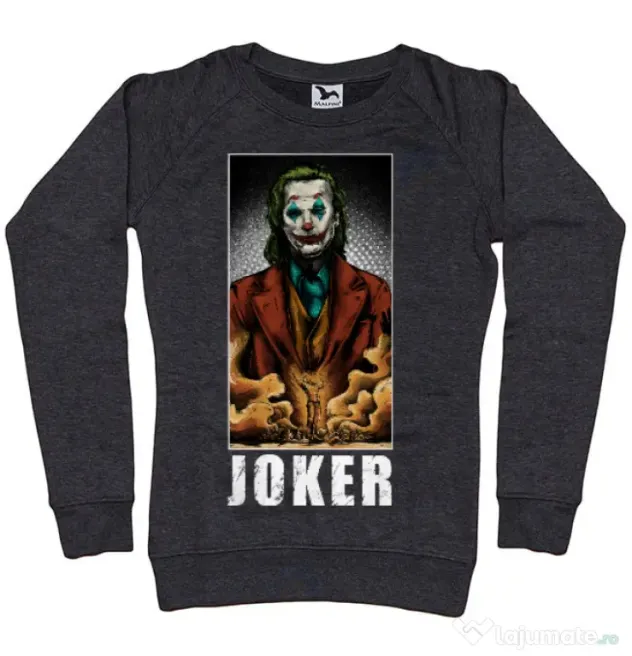 Bluza ADLER dama Joker flames Negru melanj