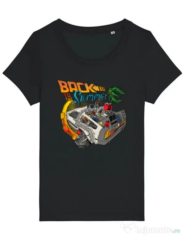 Tricou STANLEY STELLA dama Back to summer Negru