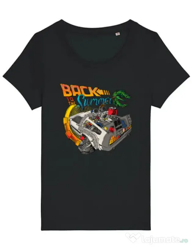 Tricou STANLEY STELLA dama Back to summer Negru