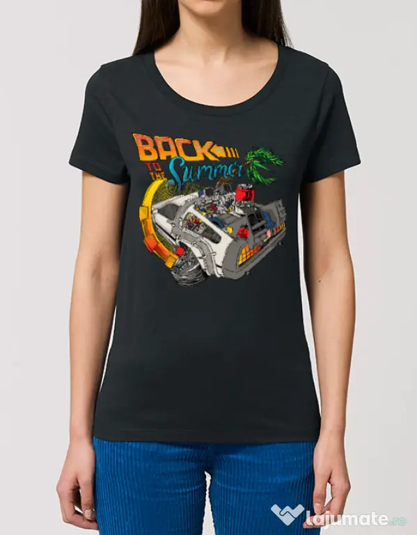 Tricou STANLEY STELLA dama Back to summer Negru