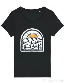 Tricou STANLEY STELLA dama Mountain beauty Negru