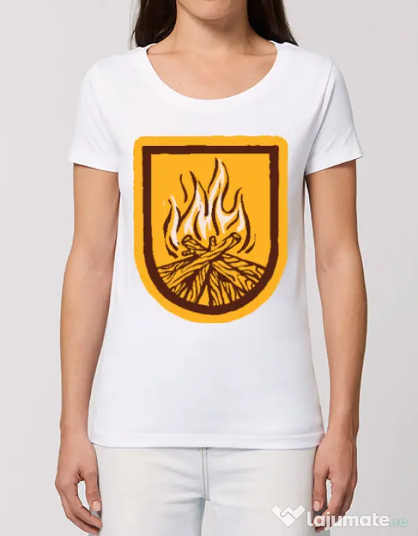 Tricou STANLEY STELLA dama Bonfire Alb