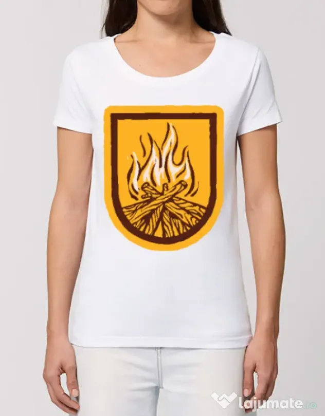 Tricou STANLEY STELLA dama Bonfire Alb