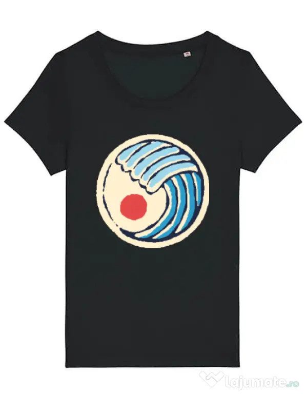 Tricou STANLEY STELLA dama Great wave Negru