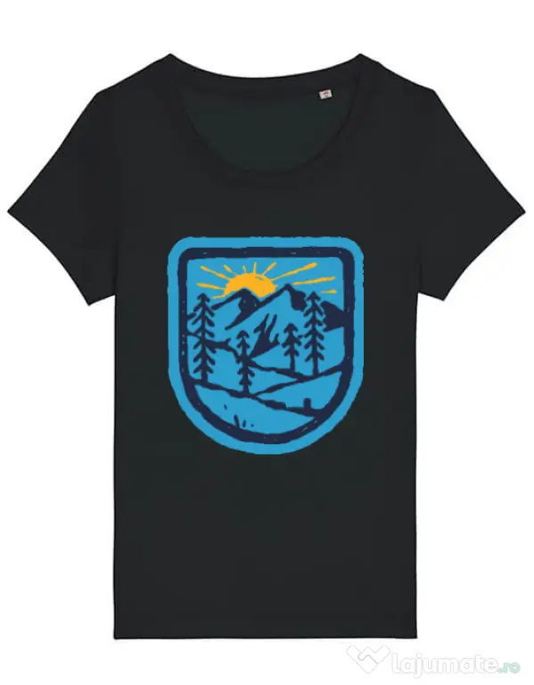 Tricou STANLEY STELLA dama Great nature Negru