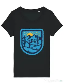 Tricou STANLEY STELLA dama Great nature Negru
